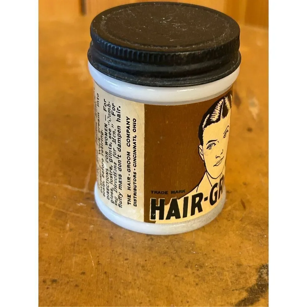Vintage The Hair- Groom Company Men’s Hair Groom Combing Cream (8267)